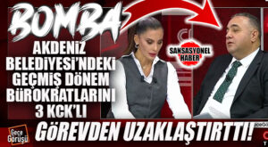 BOMBAYA GEL: “AKDENİZ BELEDİYESİ’NDEKİ ÖNCEKİ DÖNEM BÜROKRATLARINI 3 KCK ÜYESİ GÖREVDEN UZAKLAŞTIRTTI!”