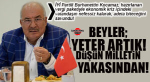 İYİ PARTİLİ KOCAMAZ, HAZIRLANAN YENİ VERGİ PAKETİNİ ELEŞTİRDİ: “KESİNTİSİZ 22 YIL İKTİDARDA KALACAKSIN! SONUÇ; MİLLETİ YEK EKMEĞE MUHTAÇ ETMEK OLACAK!”