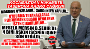 İYİ PARTİLİ KOCAMAZ’DAN HÜKÜMETE ÇAĞRI: “HÜKÛMETİ, KAMU ÇALIŞANI TAŞERON İŞÇİLERE VERDİĞİ SÖZÜ YERİNE GETİRMEYE DAVET EDİYORUM!”