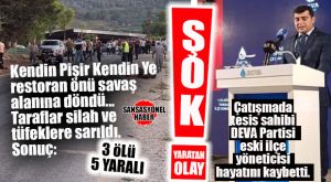SON DAKİKA… TARSUS’TA “KENDİN PİŞİR KENDİN YE” ÇIKIŞI ÇATIŞMA: 3 ÖLÜ 5 YARALI