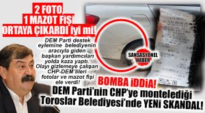 SAKLADILAR DA PİS YAKALANDILAR: KAYYUMA KARŞI DESTEK” EYLEMİNE GİDEN CHP’Lİ TOROSLAR BELEDİYESİ BAŞKAN YARDIMCILARINI TAŞIYAN BELEDİYENİN ARACI YOLDA KAZA YAPTI, ÜSTÜ KAPATILAN OLAY FOTOĞRAFLARLA ORTAYA ÇIKTI! ŞOK İDDİA…  