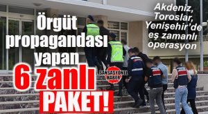 3 İLÇEDE OPERASYON: PKK/KCK PROPAGANDASI YAPAN 6 KİŞİ GÖZALTINA ALINDI!