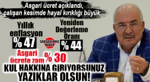 İYİ PARTİLİ KOCAMAZ’DAN AÇIKLANAN ASGARİ ÜCRETE TEPKİ: “VİCDAN SAHİBİ OLMAK ÖNEMLİ BİR MEZİYETTİR, HERKESE NASİP OLMAZ!”
