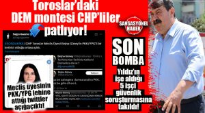 PEŞ PEŞE FLAŞ İDDİALAR… TOROSLAR’DA DEM MONTESİ CHP’Lİ MECLİS ÜYESİNDEN SKANDAL PKK PAYLAŞIMLARI… CHP’Lİ YILDIZ’IN İŞE ALDIĞI 5 İŞÇİ GÜVENLİK SORUŞTURMASINA TAKILDI… BOMBAAA…