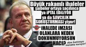 GÜNÜN EN MERAK EDİLENİ: SEÇER, İPTAL EDİLEN İHALELERDE İMZASI OLANLAR İÇİN İŞLEM YAPMAYACAK MI?