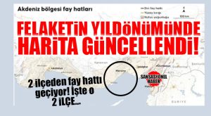 DEPREM HARİTASI GÜNCELLENDİ: MERSİN’DEN HANGİ İLÇELERDEN FAY HATTI GEÇİYOR?