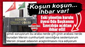 FLAŞ İHBAR… ESKİ YÖNETİM KURULU ÜYESİ AKDENİZ ZİRAAT ODASI BAŞKANI MUSA YILMAZ İÇİN SAVCILIĞA SESLENDİ: “MERSİN CUMHURİYET SAVCILIĞINA SESLENİYORUM MERSİN ZİRAAAT ODASININ ARAŞTIRILMASINI RİCA EDİYORUM!”