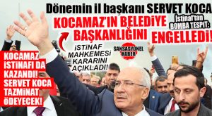 KUMPASLA BELEDİYE BAŞKAN ADAYLIĞI ENGELLENEN BURHANETTİN KOCAMAZ, SERVET KOCA’YA KARŞI İSTİNAFI DA KAZANDI: “SERVET KOCA, BU EYLEMİ İLE BURHANETTİN KOCAMAZ’IN BELEDİYE BAŞKANLIĞINI HER NE NİYET OLURSA OLSUN ENGELLEMİŞ DURUMDADIR!”