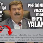 OLAYA GEL: DEM MONTESİ CHP’Lİ YILDIZ’I BELEDİYE ŞİRKETİ PERSONEL A.Ş’NİN YAZISI BOŞA DÜŞÜRDÜ!