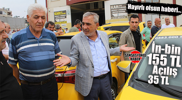 MERSİN’DE TAKSİ ÜCRET TARİFESİ “GÜNCELLENDİ”: İN-BİN 155 TL, TAKSİMETRE AÇILIŞ 35 TL!