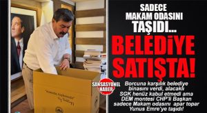 BORÇ DAĞ GİBİ, ÇÖZÜM SKANDAL GİBİ: DEM MONTESİ CHP’Lİ YILDIZ, BELEDİYE BİNASINI BORCA KARŞILIK SGK’YA VERMEK İSTİYOR! TOROSLAR’DA KRİZ BÜYÜYOR
