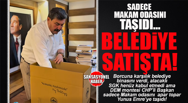 BORÇ DAĞ GİBİ, ÇÖZÜM SKANDAL GİBİ: DEM MONTESİ CHP’Lİ YILDIZ, BELEDİYE BİNASINI BORCA KARŞILIK SGK’YA VERMEK İSTİYOR! TOROSLAR’DA KRİZ BÜYÜYOR