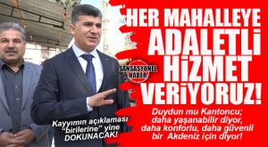 KAYYIM ATANAN AKDENİZ BELEDİYESİ BAŞKAN VEKİLİ ŞENER KONUŞTU: “HER MAHALLEYE ADALETLİ HİZMET VERİYORUZ!”