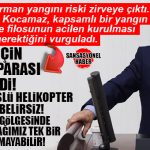 İYİ PARTİLİ KOCAMAZ’DAN, TBMM’DE ORMAN YANGINLARI UYARISI: “GELECEKTE GÖLGESİNDE SOLUKLANACAK TEK AĞAÇ KALMAYABİLİR”