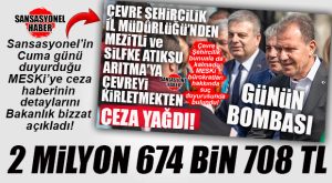 SANSASYONEL’İN DUYURDUĞU MESKİ’YE KESİLEN CEZALARIN DETAYLARI ORTAYA ÇIKTI: MESKİ’NİN 3 ATIKSU TESİSİNE TOPLAM 2 MİLYON 674 BİN TL CEZA…