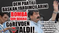 BOMBA SON DAKİKA… CHP’Lİ TOROSLAR BELEDİYE BAŞKANI ABDURRAHMAN YILDIZ, DEM PARTİLİ BELEDİYE BAŞKAN YARDIMCILARI AY VE KESKİN’İ GÖREVDEN ALDI!
