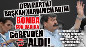 BOMBA SON DAKİKA… CHP’Lİ TOROSLAR BELEDİYE BAŞKANI ABDURRAHMAN YILDIZ, DEM PARTİLİ BELEDİYE BAŞKAN YARDIMCILARI AY VE KESKİN’İ GÖREVDEN ALDI!