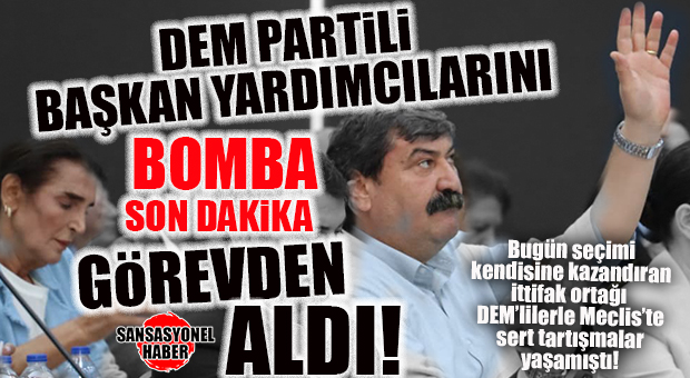 BOMBA SON DAKİKA… CHP’Lİ TOROSLAR BELEDİYE BAŞKANI ABDURRAHMAN YILDIZ, DEM PARTİLİ BELEDİYE BAŞKAN YARDIMCILARI AY VE KESKİN’İ GÖREVDEN ALDI!