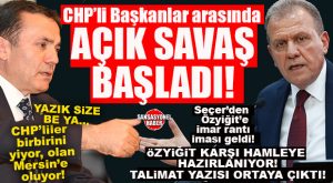 SANSASYONEL “O” TALİMATIN YER ALDIĞI BELGEYİ YAKALADI: SEÇER’DEN CHP’Lİ BAŞKANLARA RANT İMASI, ÖZYİĞİT’TEN SEÇER’E KARŞI HAMLE HAZIRLIĞI!