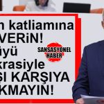 BURHANETTİN KOCAMAZ’DAN MECLİS’TE ZEYTİN FERYADI: “60-70 YILLIK AĞAÇLAR KATLEDİLİYOR,BU KATLİAMA SON VERİN!”