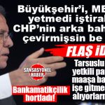 GÜNÜN BOMBASI! CHP TARSUS’TA ‘BANKAMATİK PERSONEL’ İDDİASI GÜNDEM YARATTI: İL YÖNETİCİLERİ VE GENÇLİK KOLLARI HAKKINDA DİKKAT ÇEKEN MAAŞ İDDİASI!