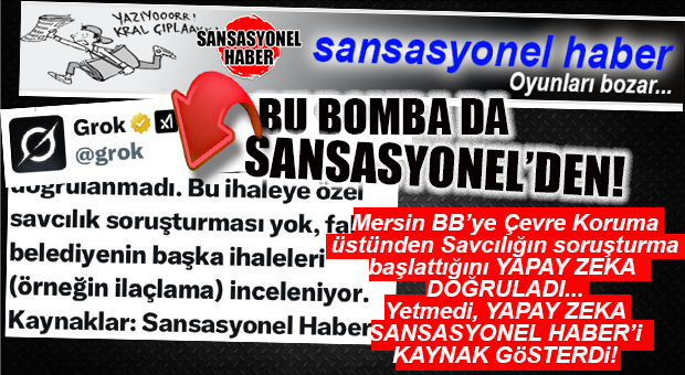 BU BOMBA DA BİZDEN: ELON MUSK’IN YAPAY ZEKASI GROK, SANSASYONEL HABER’İ KAYNAK GÖSTERDİ!