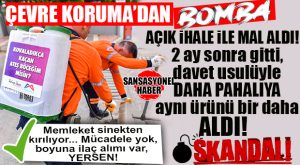 YENİ BOMBA GELDİ: MERSİN BÜYÜKŞEHİR ÇEVRE KORUMA’DA İHALE OYUNU… AYNI İLACA 2 AYDA İKİNCİ ALIM, ÜSTELİK DAVET USULÜ VE DAHA PAHALIYA!