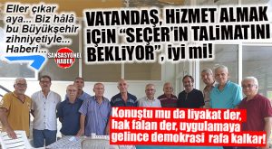 HAK EDİLEN HİZMETİ ALABİLMEK İÇİN BİLE “SEÇER’İN TALİMATI” BEKLENİYOR İYİ Mİ… SEÇER’E “SUSUZLUK SORUNUMUZU ÇÖZÜN” ÇAĞRISI!”