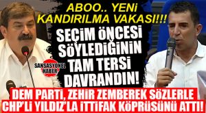 BOMBA… DEM PARTİ, CHP’Lİ YILDIZ’I AĞIR SÖZLERLE TERK ETTİ, İTTİFAK ÇÖKTÜ!