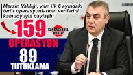 MERSİN VALİSİ ATİLLA TOROS, YILIN İLK 6 AYINDA GERÇEKLEŞTİRİLEN TERÖR OPERASYONLARI HAKKINDA BİLGİ VERDİ!