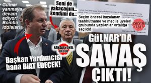 GÜLNAR BELEDİYESİ’NDE SAVAŞ ÇIKTI… GÜLNAR’DA BAŞKAN VE YARDIMCISI BİRBİRİNE GİRDİ… BELEDİYE BAŞKANINDAN ŞOK “BİAT” MESAJI… BAŞKAN YARDIMCISI MİLLETİN İÇİNDE BAĞIRDI: “SENİ DE YAKACAĞIM, KENDİMİ DE!” FLAŞ İDDİALAR BU HABER’DE…