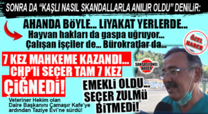 SONRA DA “KAŞLI NASIL SKANDALLARLA ANILIR OLDU” DENİLİR: AHANDA BÖYLE… SEÇER’Lİ BÜYÜKŞEHİR’DE LİYAKAT YERLERDE… HAYVAN DOSTU DOKTOR DAİRE BAŞKANI; MAHKEME KARARIYLA DAİRE BAŞKANI OLARAK DÖNDÜ, GÖREVE BAŞLATILMADI, ÇAMAŞIR KAFE’YE SÜRÜLDÜ, ŞUBE MÜDÜRÜ OLARAK EMEKLİ EDİLDİ!