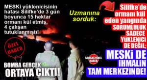 SİLİFKE’DEKİ ORMAN YANGININDA SKANDAL GERÇEK: SORUMLU SADECE YÜKLENİCİ DEĞİL… MESKİ DE İHMALİN MERKEZİNDE!