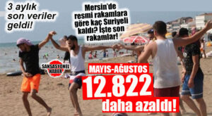 RESMİ RAKAMLAR GELDİ: MERSİN’DE SURİYELİ SAYISI 3 AYDA 12 BİN KİŞİ AZALDI.. RESMİ RAKAMLARA GÖRE MERSİN’DE KAÇ SURİYELİ KALDI? İŞTE CEVABI…