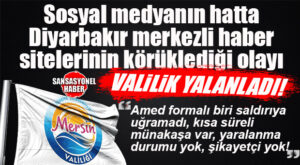 SOSYAL MEDYADA MERSİN ÜZERİNDEN RESMEN PROVOKASYON… MERSİN VALİLİĞİ YALANLADI: “İDDİALAR ASILSIZ, AMED FORMALI TARAFTAR ŞİDDETE UĞRAMADI!”