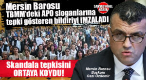 MERSİN BAROSU’NDAN TBMM’DEKİ “APO SLOGANI” SKANDALINA SERT TEPKİ: “BU ÇATI ALTINDA, BİNLERCE ŞEHİDİMİZİN AZİZ HATIRASINI İNCİTEN HİÇBİR TUTUM VE SÖYLEM KABUL EDİLEMEZ!”