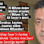 70 MİLYONLUK ARSA DAVASI TARSUS’U KARIŞTIRDI: ALİ SEÇER HAKKINDA BOMBA SUÇ DUYURUSU!