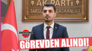 YEREL SEÇİMDE MERSİN’DE “0” ÇEKEN AK PARTİ REVİZYONA BAŞLADI: AK PARTİ TARSUS İLÇE BAŞKANI ALTINSUCU’NUN İSTİFASI ALINDI!