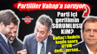 SEÇER’İN BAŞTA ALİ BOLTAÇ’I HEDEF GÖSTEREREK “UYUM ÇAĞRISI” TERS TEPTİ: PARTİLİLER SORUYOR… PARTİ İÇİ GERİLİMİN SORUMLUSU SEÇER DEĞİL Mİ?