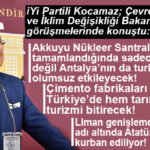İYİ PARTİLİ KOCAMAZ’DAN ÇEVRE, ŞEHİRCİLİK VE İKLİM DEĞİŞİKLİĞİ BAKANLIĞI’NA SERT ELEŞTİRİ: “SÖZLER KOCAMAN BİR HAYAL OLDU!”