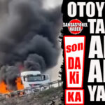 SON DAKİKA: MERSİN OTOYOLUNDA TANKER ALEV ALEV YANDI! 