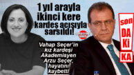 SON DAKİKA: CHP’Lİ VAHAP SEÇER’İN KIZKARDEŞİ AKADEMİSYEN ARZU SEÇER VEFAT ETTİ!