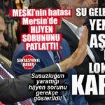 MERSİN’DEKİ SU KRİZİ CHP’NİN KENT LOKANTALARINI VURDU: YENİŞEHİR BELEDİYESİ SU GELENE KADAR KENT LOKANTASI VE AŞEVİNİ KAPATTI!