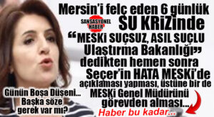 GÜNÜN “SİYASET YAPACAĞIM DİYE” MESNETSİZ İDDİALARLA AÇIKLAMA YAPIP, TERS KÖŞE OLANI: CHP’Lİ SEÇER’İN İTİRAFI VE GÖREVDEN ALMA HAMLESİ, GÜLCAN KIŞ’I BOŞA DÜŞÜRDÜ