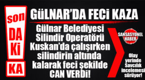 SON DAKİKA! GÜLNAR BELEDİYESİ’NDE FECİ KAZA: SİLİNDİR OPERATÖRÜ SİLİNDİRİN ALTINDA KALDI… HAYATINI KAYBETTİ!