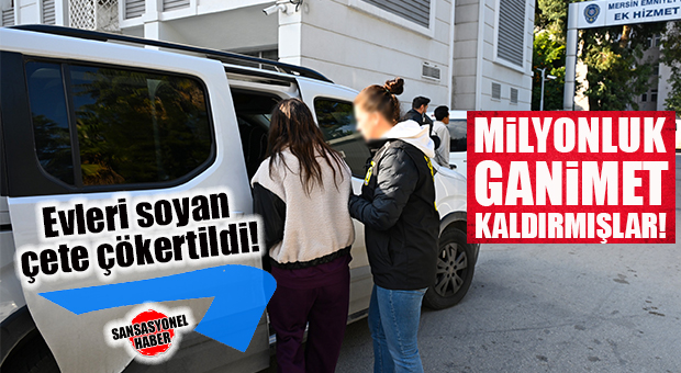 SABAH SABAH GÜZEL HABER! MERSİN’DE HIRSIZLIK ŞEBEKESİNE ŞOK OPERASYON: MİLYONLUK GANİMET KURTARILDI!