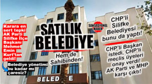 HOBAAA… SAHİBİNDEN SATILIK BELEDİYE: SİLİFKE’DE SKANDAL!