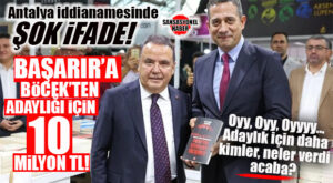 RÜŞVET İDDİANAMESİNDE BOMBA İFADE: BÖCEK’TEN ALİ MAHİR BAŞARIR’A 10 MİLYON NAKİT VE DAİRE HEDİYESİ İTİRAFI