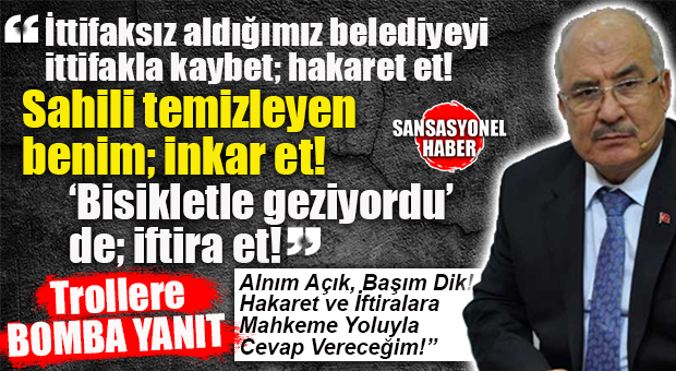 BURHANETTİN KOCAMAZ’DAN “TROLLERE” TOKAT GİBİ AÇIKLAMA: “MUHATAPLAR SUSUYOR, KRALDAN FAZLA KRALCILAR KONUŞUYOR!”
