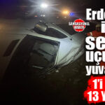 ERDEMLİ’DE İŞÇİ SERVİSİ 50 METRELİK UÇURUMA YUVARLANDI:1’i AĞIR 13 YARALI